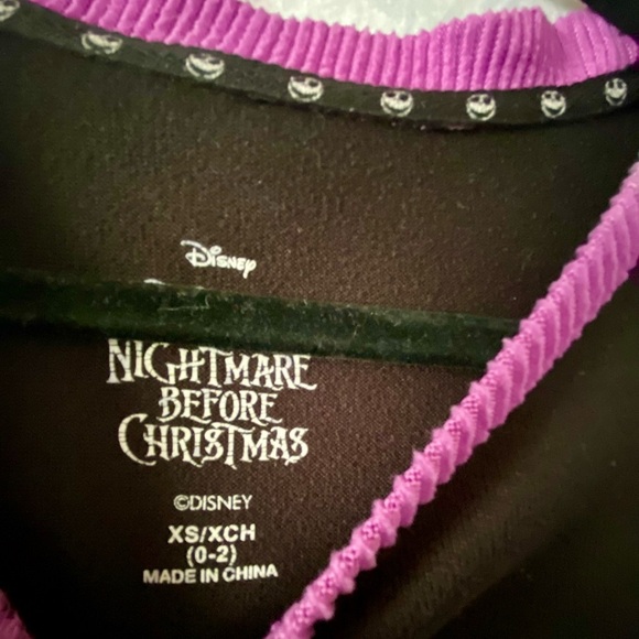Disney The Nightmare Before Christmas  Long Sleeve Shirt - Black and Purple - Picture 9 of 9